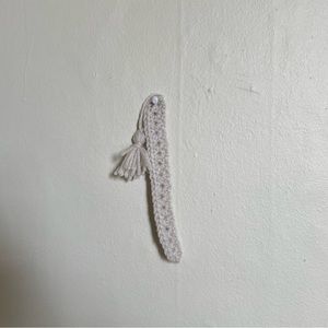Handmade crochet bookmark